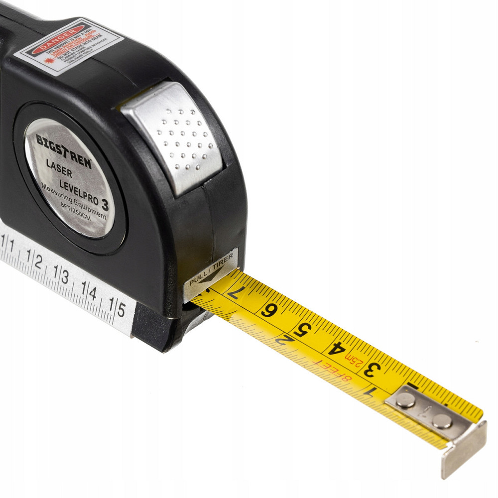 Лазерный уровень многофункциональный с рулеткой 250 см Bigstren (21747) Нововолынск - изображение 6