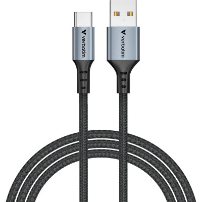 Дата кабель USB 2.0 AM to USB-C 1.2m black Verbatim (31843) Вінниця - фото 1
