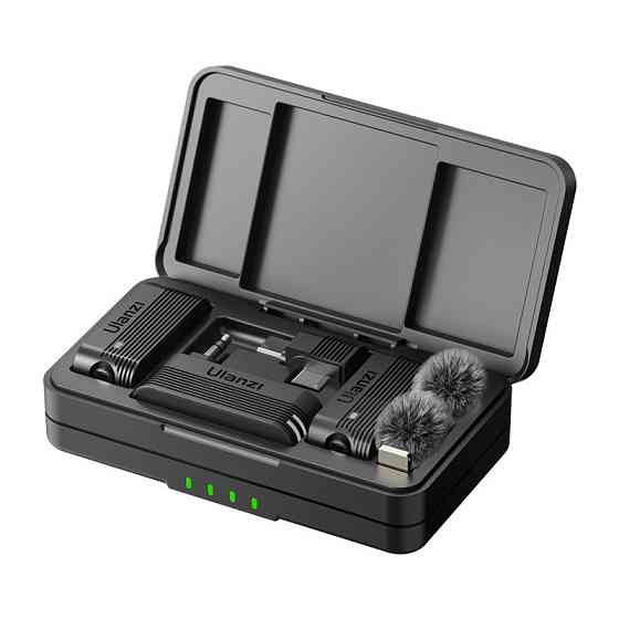 Бездротова мікрофонна система Ulanzi A100 dual-mic (3.5mm/Type-C)  (UV-A014A) Київ