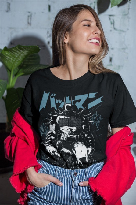 Футболка для хлопчика з аніме принтом Батман Мігхт Суперхеро Комік оверсайз (зріст від 165 до 180) Чорний AnimeJ0218m Дніпро - фото 3