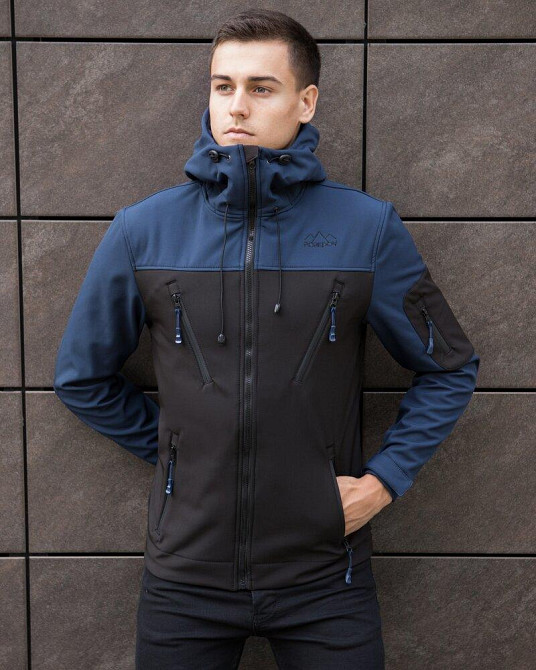 Куртка мужская демисезонная с капюшоном Pobedov Korol' Lev Киев - изображение 7