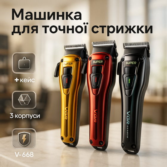 Машинка для стрижки волос с уникальным дизайном, Машинка для стрижки с самоострящимися лезвиями YN-22 Львов