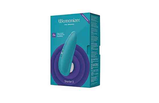 Вакуумний кліторальний стимулятор Womanizer Starlet 3 TURQUOISE Sex Aura Київ