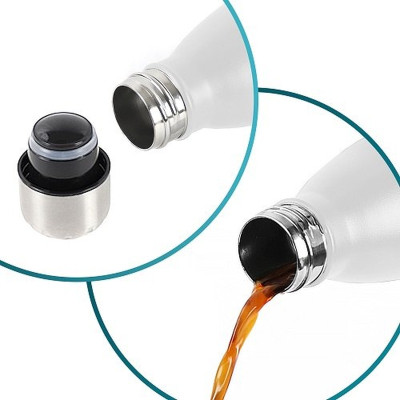 Термокружка Tavialo 500 мл матовий білий колір (191500102) Винница - изображение 4