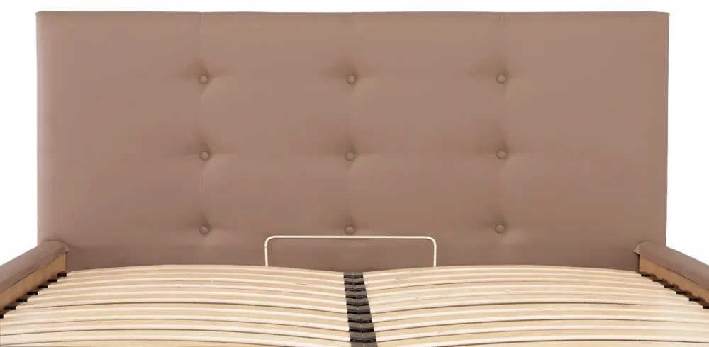 Кровать Двуспальная Manchester Comfort 160 х 190 см Fly 2213 С подъемным механизмом и нишей для белья Светло-коричневый Киев - изображение 5