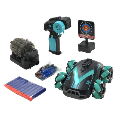 Радіокерована іграшка UFT Дрифтова машинка Танк-всюдихід Стріляє м&apos;якими дротиками з підсвічуванням (UFTGC3) Вінниця - фото 8