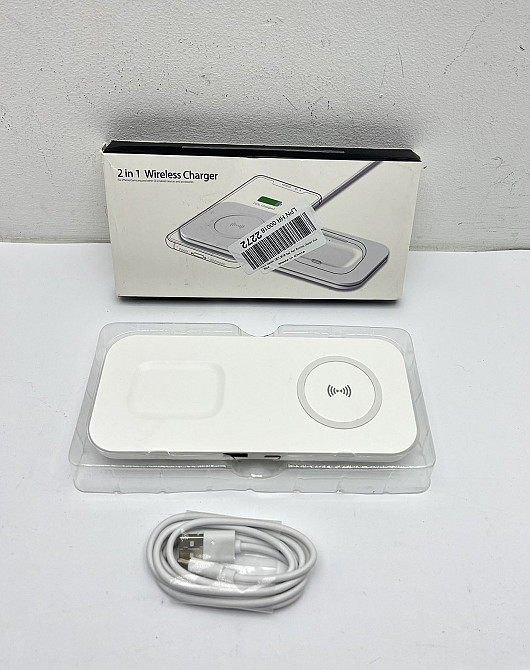 Безпровідна зарядка 2 в 1 HM13 10W 25847 Луцьк - фото 1