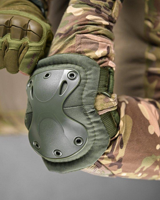 Наколенники тактические + налокотник олива  ВТ7986 Одесса - изображение 7