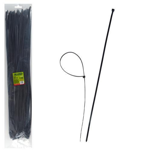Хомут пластиковий Alloid 8.8 х 800 100шт/уп чорний Одеса - фото 1
