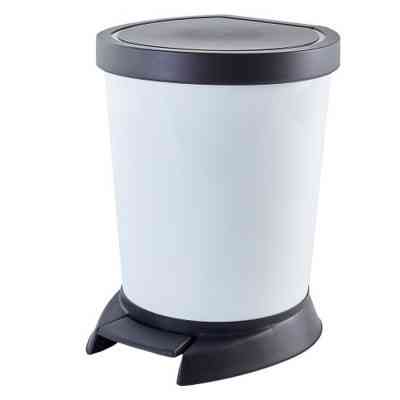 Контейнер для сміття Алеана З педаллю Білий 10 л (алн 124065/білий) Вінниця