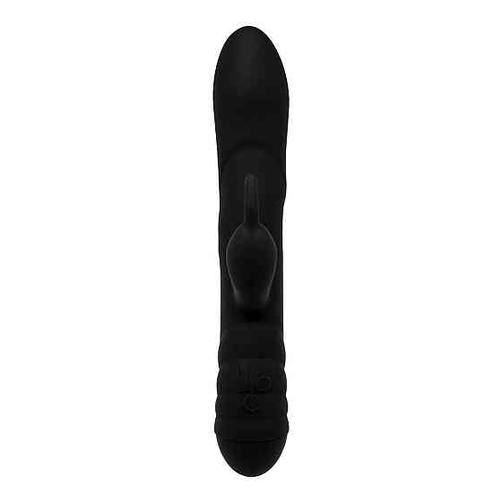 Вибратор-кролик Adrien Lastic Twister с ротацией, черный Sex Aura Киев