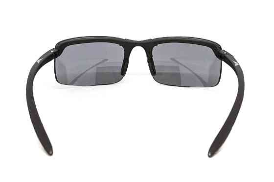 Окуляри захисні Global Vision Wheelin Black (flash mirror), дзеркальні сірі лінзи в чорній оправі Запоріжжя