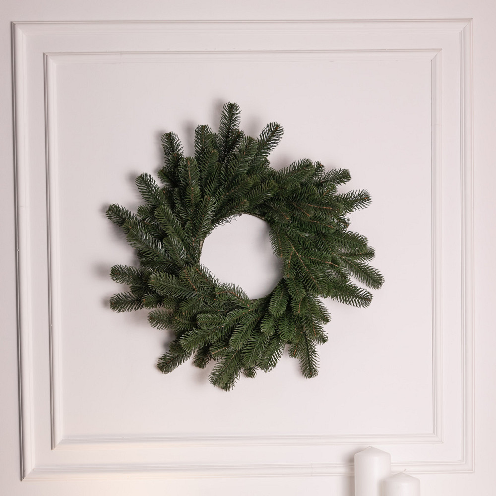Lugi Штучний різдвяний вінок Зелений Святковий 60 см TD-VINGR Коломия - фото 1