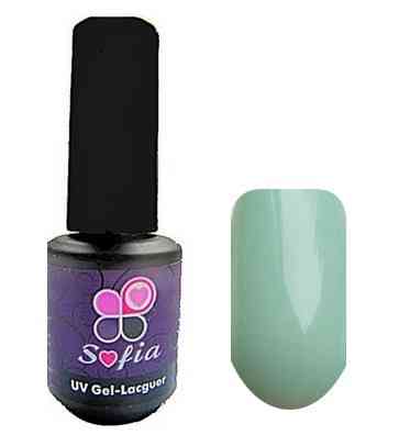 Гель -лак № 91 UV Gel-Lacguer SOFIA 8.6 мл США (светлый синевато зеленый ) Киев