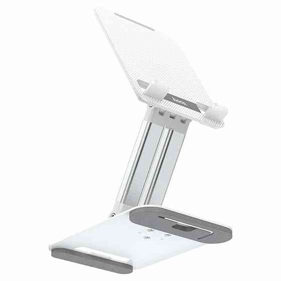 Тримач для мобільного HOCO PH48 Fun dual axis 360 rotating tablet desktop holder White Киев