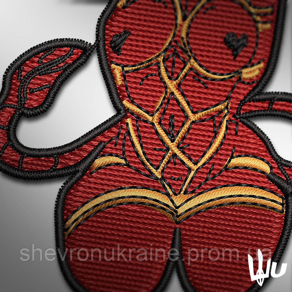 Шеврон під замовлення АНІМЕ ДІВЧИНА ДЕМОН (Термін виготовлення 3-5 днів. На липучці) Розмір 7.5x5.5см Київ - фото 2