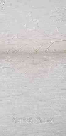 Шпалери вінілові на флізеліні Grandeco Anita1,06х10 однотонні тонка смужка дощик матові світло-сірі Київ