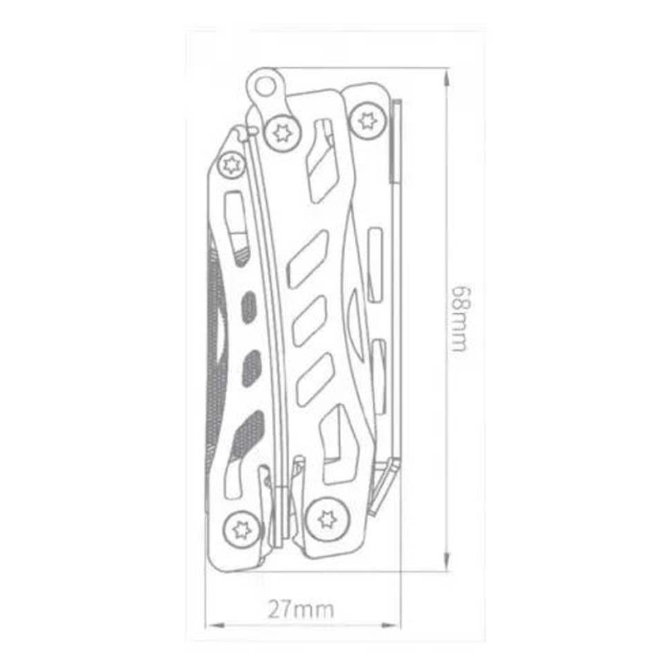 Мультитул NexTool Mini Flagship, чорний Рівне - фото 2