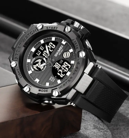 Часы мужские наручные спортивные Skmei 2119 (Черный) Киев