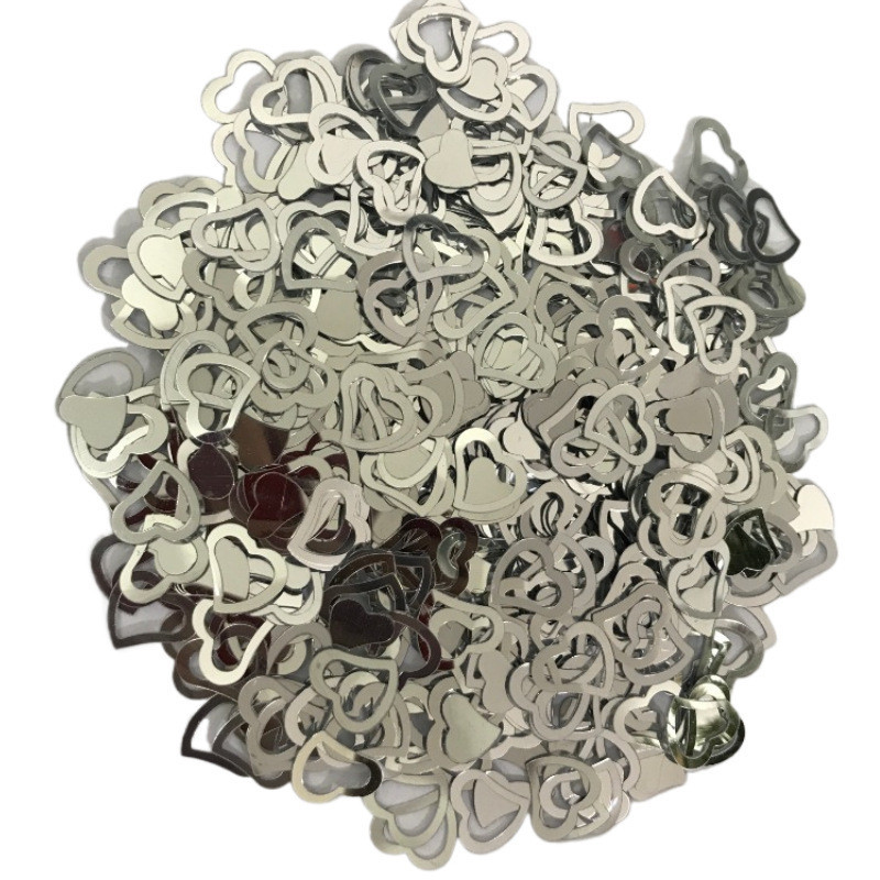 Метафан конфетти Сердечка 15 г серебристый Киев - изображение 4