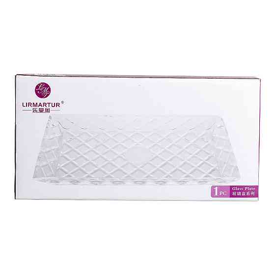 Yiwu Блюдо для закусок скляне 29.5*13.5*2 прямокутне HP-YH-57 Киев