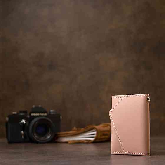 Ключница из натуральной кожи GRANDE PELLE 11393 Розовый Киев