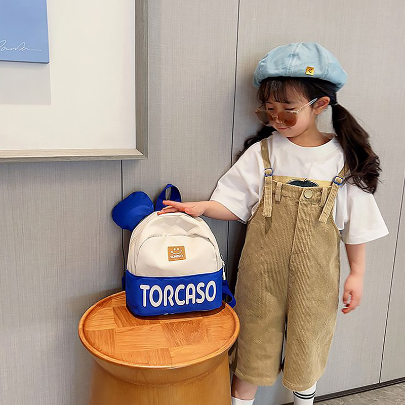 Детский рюкзак TD-620 на одно отделение с ремешком и ушками Blue Киев - изображение 5