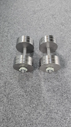 Гантелі набірні 2 по 24 кг металеві без покриття Kachai Zelezo Iron Pro Київ