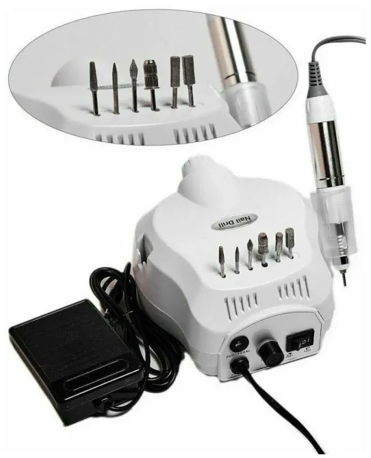 Фрезер для маникюра и педикюра DM 202 (45000 оборотов , 65 вт) белый Киев - изображение 2