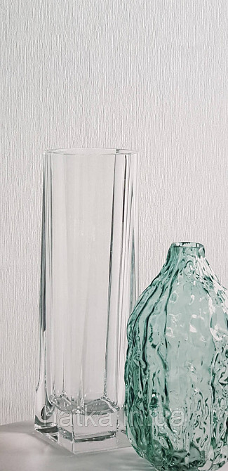 Шпалери вінілові на флізеліні Grandeco Anita1,06х10 однотонні тонка смужка дощик матові м'ятні світло-бірюзові Київ - фото 1