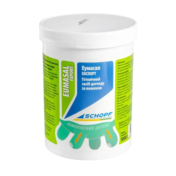 Емульсія для обробки вимені та лікування маститу Eumasal (Еумасал) 1 кг Schopf Hygiene Вінниця