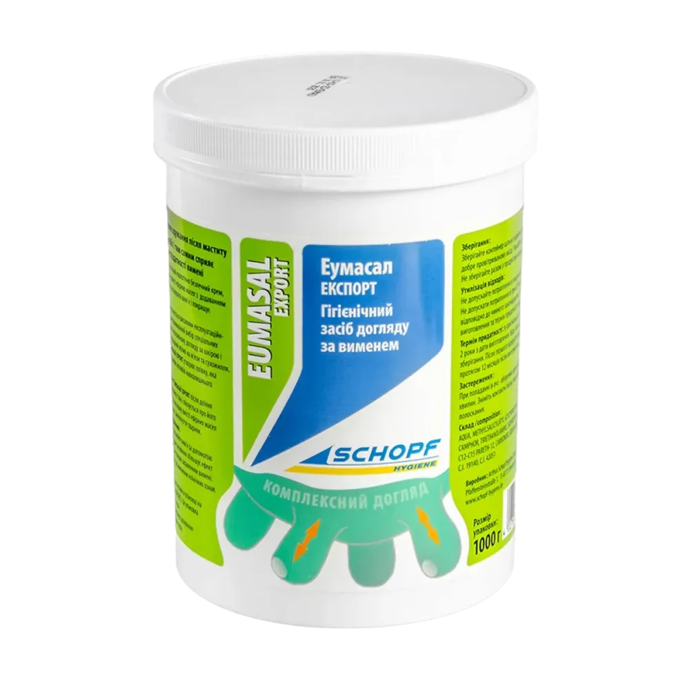 Эмульсия для обработки вымени и лечения мастита Eumasal  (Еумасал) 1 кг Schopf Hygiene Винница - изображение 1