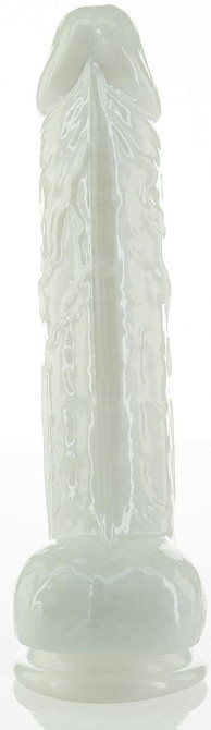 Фалоімітатор ADDICTION Pearl 8.5" Dildo with Balls, віброкуля в подарунок Sex Aura Київ - фото 2