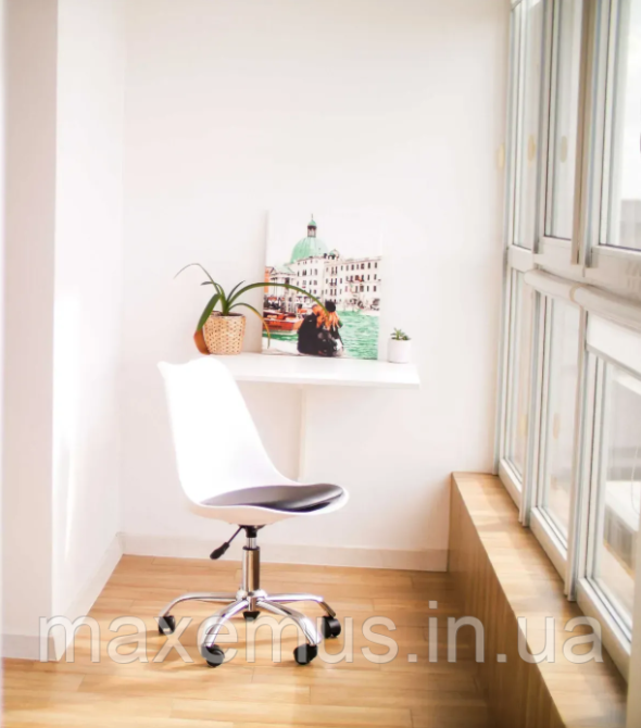 Офисное кресло для работы за компьютером В 4 87 ортопедическое кресло для дома и офиса белое Мостиська - фото 12