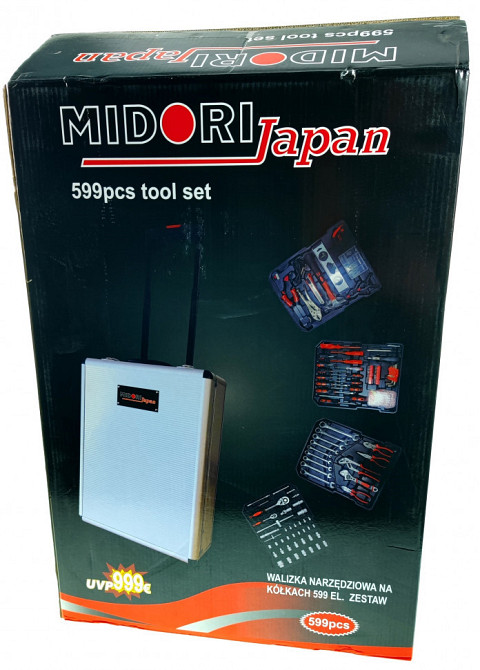 Набір інструментів MJ-599 599 предметів у валізі з колесами, ключі, тріскачки, біти, викрутки Одеса - фото 10