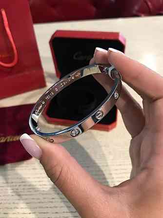 Cartier браслет із викруткою біле золото / Карт'є браслет з викруткою Одеса