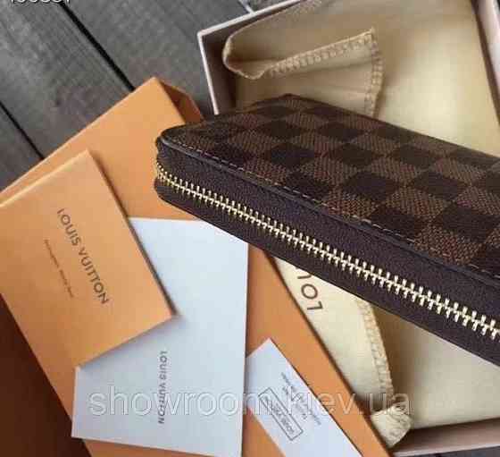 Чоловічий гаманець Louis Vuitton (60017) brown Київ