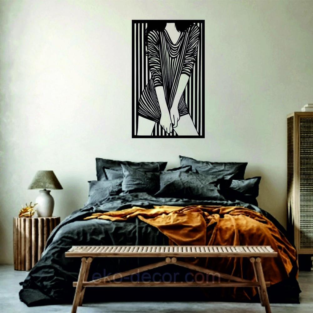 Декоративное настенное Панно «Девушка» Декор на стену Киев - изображение 4