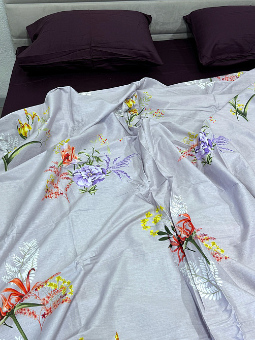 Ecotton Комплект постільної білизни Ecotton двоспальний 180х215 см сірий (20096АВ) Коломыя - изображение 5