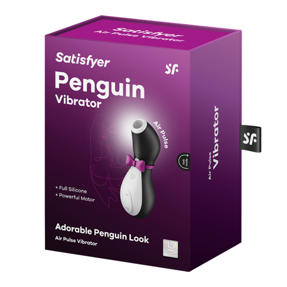 Вакуумний кліторальний стимулятор - Satisfyer Penguin Sex Aura Київ