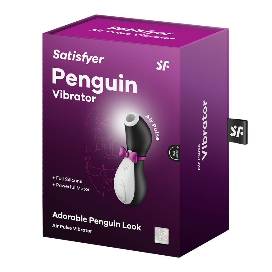 Вакуумний кліторальний стимулятор - Satisfyer Penguin Sex Aura Київ - фото 5