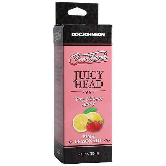 Зволожувальний спрей оральний Doc Johnson GoodHead – Juicy Head Dry Mouth Spray – Pink Lemonade 59мл Sex Aura Київ