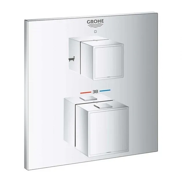 Термостат для ванны скрытого монтажа GROHE GROHTHERM CUBE (24155000) Киев - изображение 1