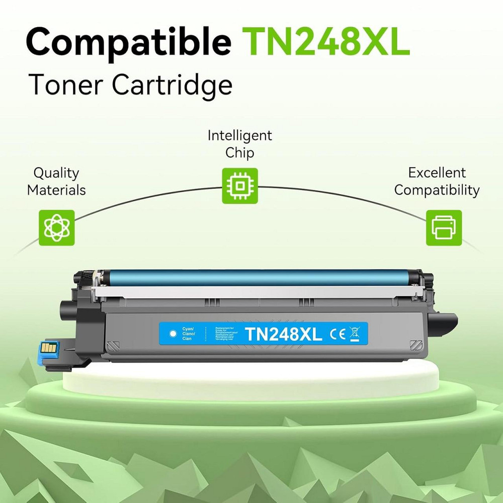 Комплект тонер-картриджів Swiss Tone 5шт. для Brother TN248XL TN248 TN-248VAL Днепр - изображение 3