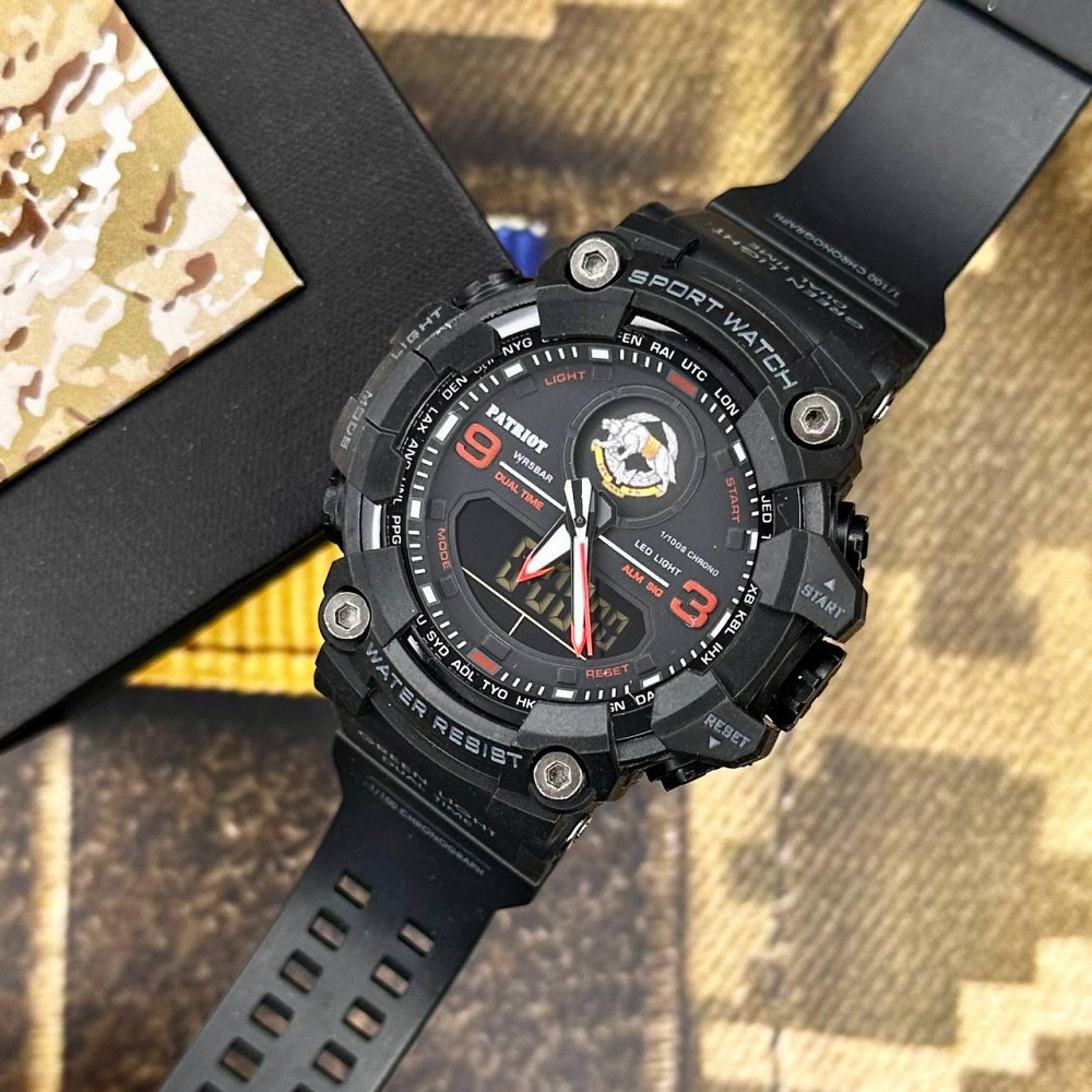 Patriot 001RDSSO ССО Чорні з червоним + Коробка SBR Київ - фото 5