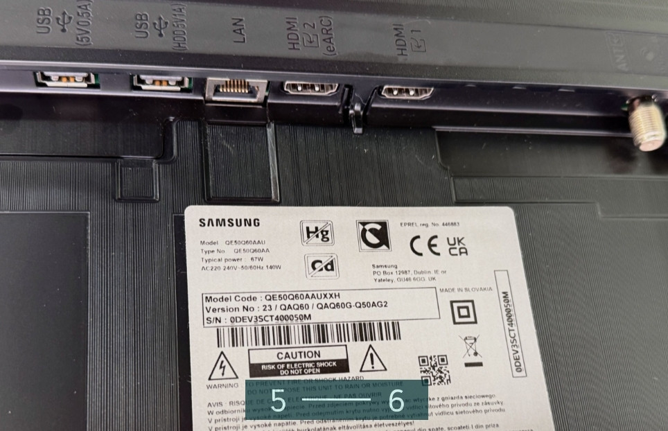 Телевізор Samsung QE50Q60AAU 50” 4K QLED Smart TV Київ - фото 2