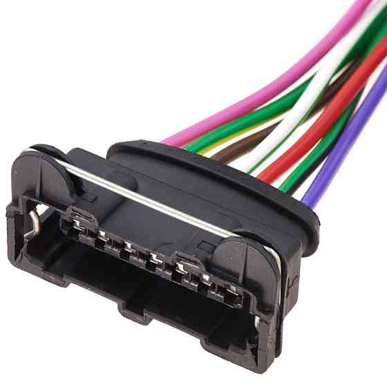 Разьем коннектор с проводом, 7-кон., Воспламенитель, металл,  1287013005, 827580-1, 827572-1,  Audi, Bugatti, Porsche, Seat, Киев