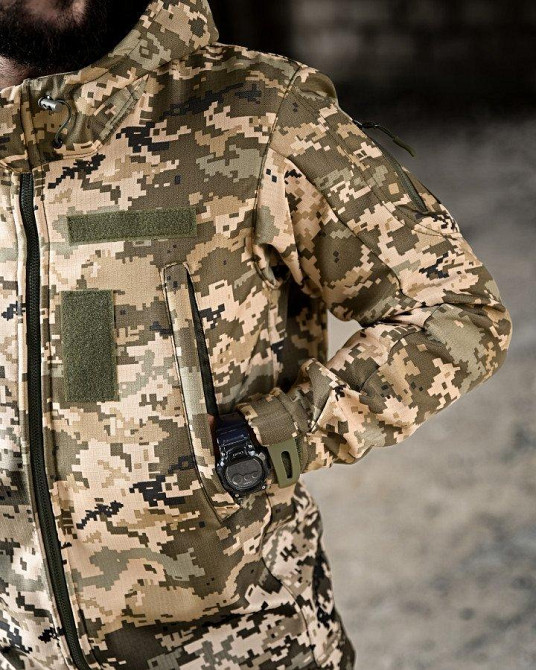 Демісезонний тактичний костюм на флісі OMEGA піксель НП4882 Одеса - фото 14