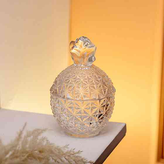 Стеклянная конфетница 