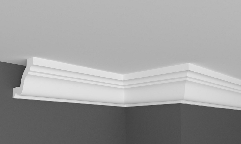 Карниз поліуретановий гладкий Gaudi Decor P 134 Дніпро - фото 1